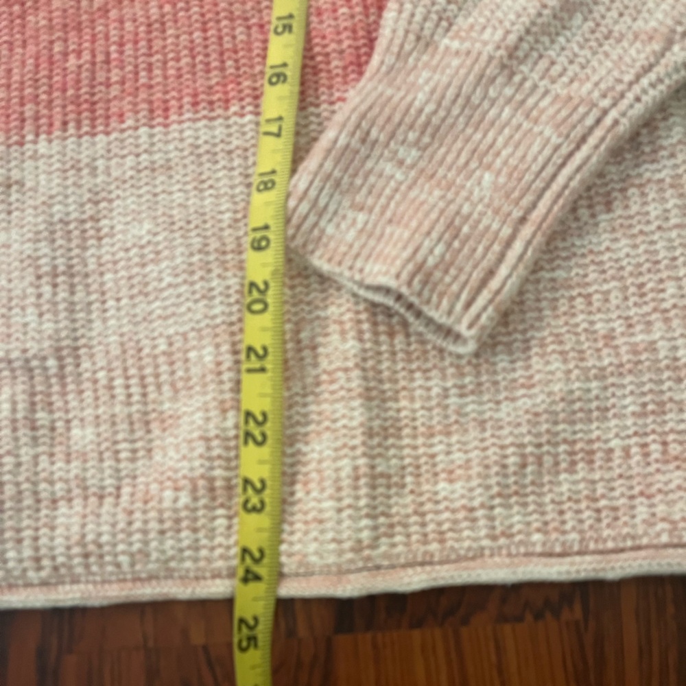 NWT SUNDANCE Avedon Henley Pink Ombre’ Sweater, Size L - Picture 6 of 10